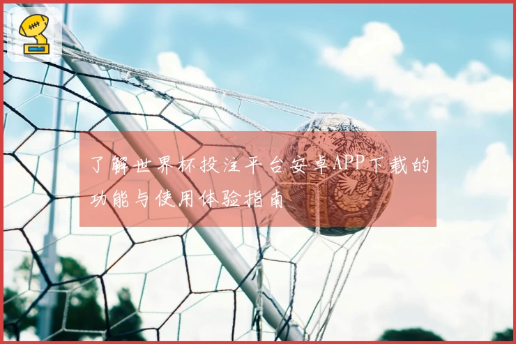 了解世界杯投注平台安卓APP下载的功能与使用体验指南
